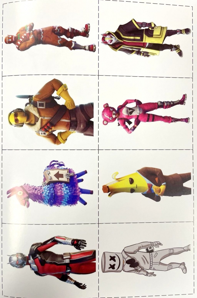 Книжка за оцветяване с включени стикери Фортнайт /St/