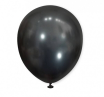 Балон хром черен графит, диаметър 30 см /Tr/