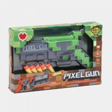 Нърф пистолет Minecraft PixelGun зелен /Li/