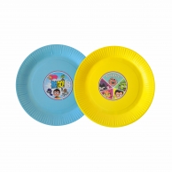 Персонализирана хартиена парти чинийка Малките Титани, 6бр. пакет