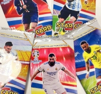 Пакет 6 холограмни колекционерски карти Футбол, Euro 2024 All Stars /Li/