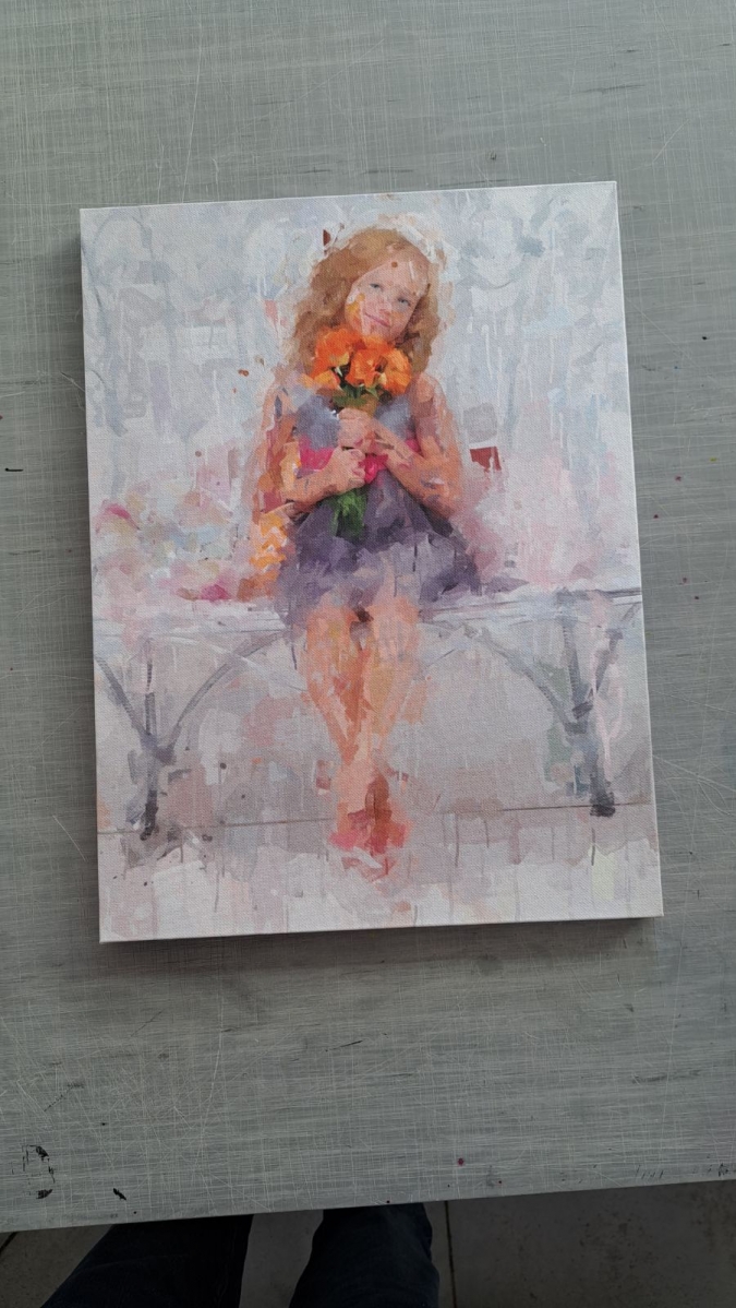 Печат на снимка върху канава, размер 40х60 см