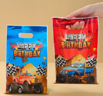 Подаръчни торбички, пликове Хот Уилс / Monster truck,12х27см, 25 бр. в опаковка /Ch/
