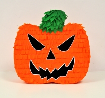 Пинята Тиква Хелоуин, Halloween, две лица 40х40 см
