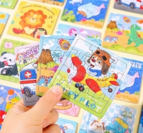 Мини образователен пъзел с различни картинки /Tm/