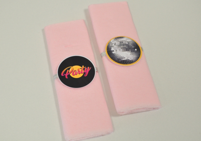 Парти салфетки Диско парти, 33х33 см, 6 бр. пакет