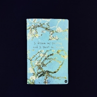 Тефтер Флорални елементи, 64 листа с редове /Tr/