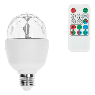 Парти LED лампа, многоцветна с дистанционно управление /Mb/