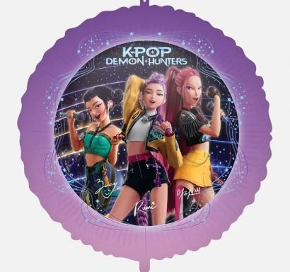Фолиев балон Кей Поп K-POP Demon Hunters, 46 см /Mb/