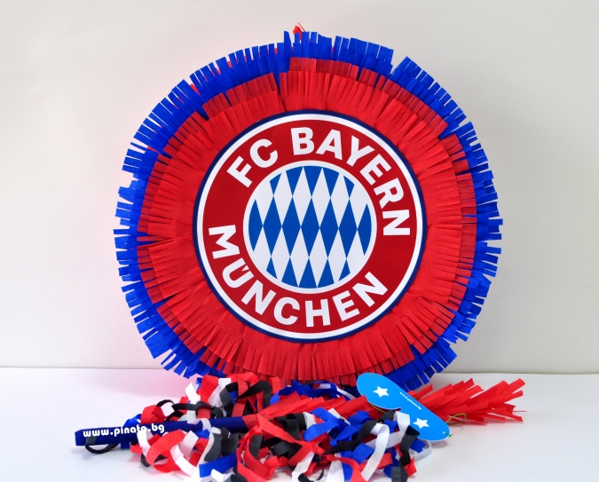 Пинята Байерн Мюнхен, две лица 40х40 см