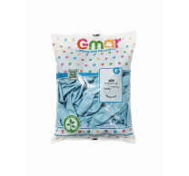 Балон цвят Син пудра, Powder Blue, диаметър 30 см, 100 бр., Gemar G110 #108 /Uk/