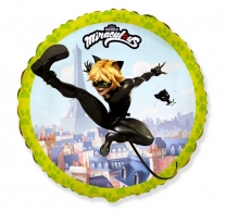 Фолиев балон Котарак, Калинката и Черния Котарак, 48 см /Gd/