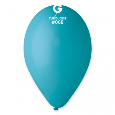 Балон цвят тюркоаз, диаметър 26 см, 10 бр. в пакет Gemar G90 #068 /Uk/
