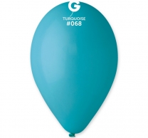 Балон цвят тюркоаз, диаметър 26 см, 10 бр. в пакет Gemar G90 #068 /Uk/