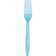 Парти вилички, светло сини 10бр пакет