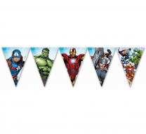Банер гирлянд за декорация Отмъстителите / Avengers, 2,30 м дължина /Gd/