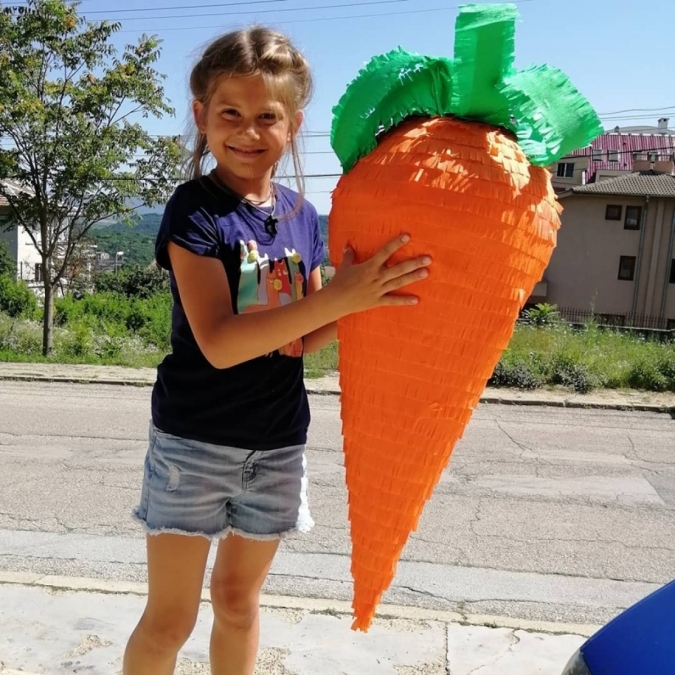 Пинята Гигантски Морков, 55 см