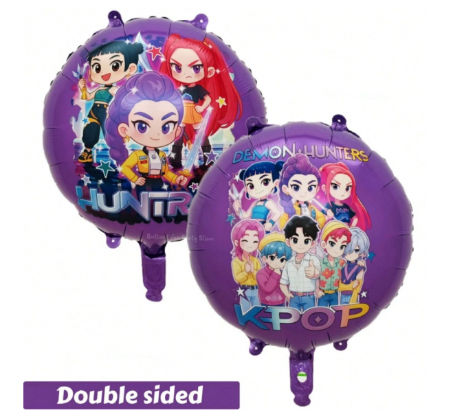 Фолиев балон Кей Поп, 45см, две лица /Ch/