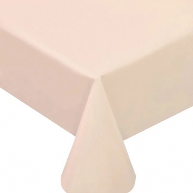 Покривка за еднократна употреба, цвят екрю, шампанско 137х274 см /mb/