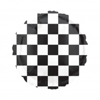 Фолиев балон Racing Team / Спортни коли, кариран флаг, 40 см /Gx/