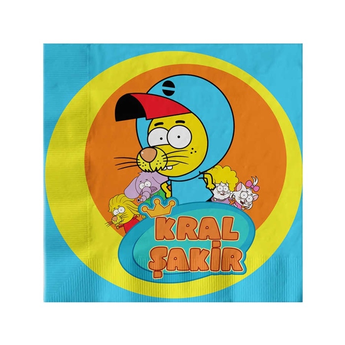 Парти салфетки Крал Шакир / Kral Sakir 33х33 см лицензирани