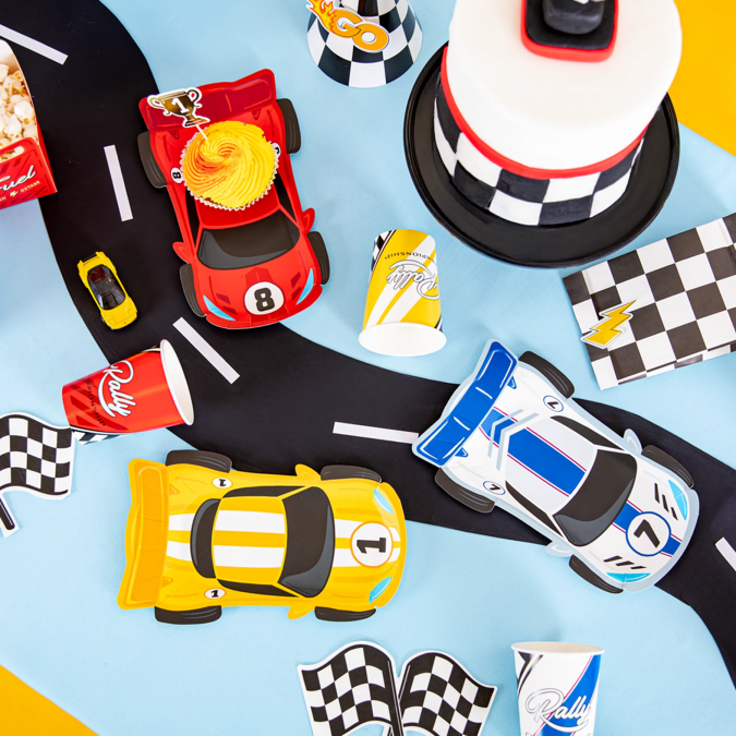 Хартиена чашка Спортни коли, 270 мл, 6 бр. в опаковка /Pp/