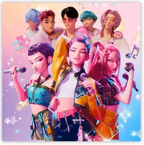 Парти салфетки Кей Поп/K-Pop Hunters, 33х33см 20бр. /Gх/