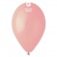 Балон бебешко розов, диаметър 26 см, 10 бр. в пакет Gemar G90 #073 /Uk/