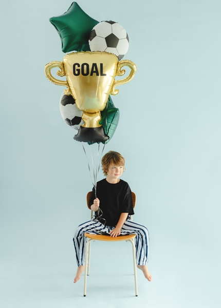 Комплект 5 бр. фолиеви балони Футбол, Купа Goal /Pd/