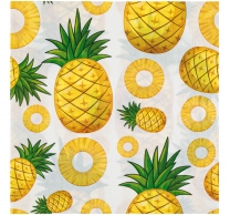 Парти салфетки Ананас / Pineapple 33х33 см, 20бр. в пакет /Mb/