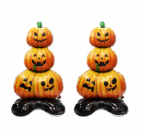 Фолиев гигантски стоящ балон Хелоуин, Тикви 109см /Ch/