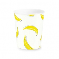 Хартиена парти чашка Банани, 220 мл. 6бр. в опаковка /Pp/
